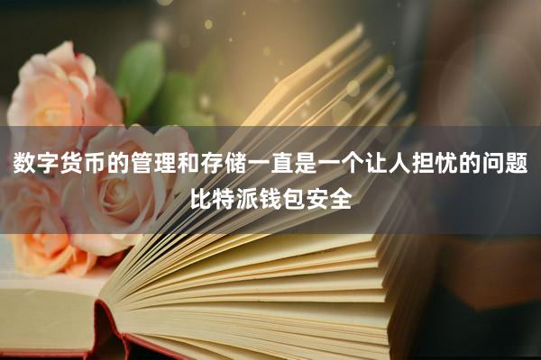 数字货币的管理和存储一直是一个让人担忧的问题比特派钱包安全