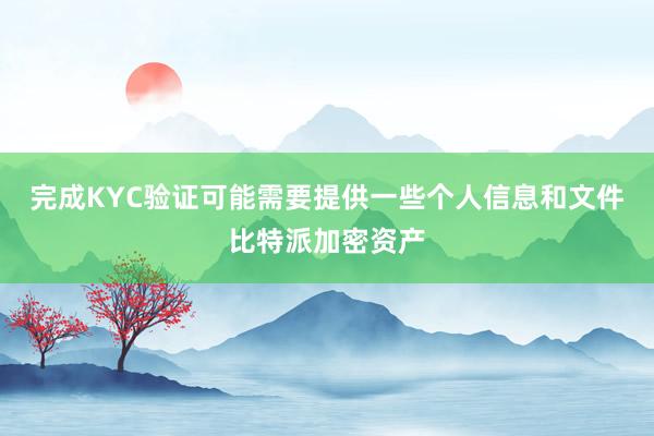 完成KYC验证可能需要提供一些个人信息和文件比特派加密资产