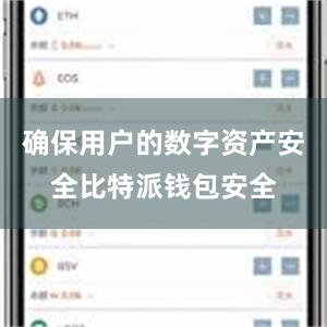确保用户的数字资产安全比特派钱包安全