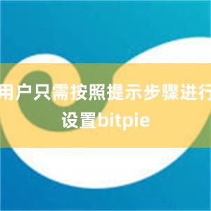 用户只需按照提示步骤进行设置bitpie